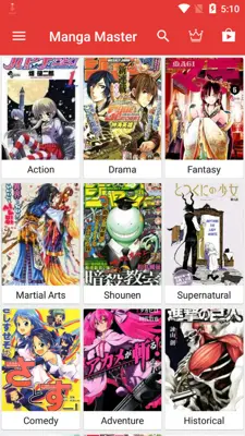 Manga Master android App screenshot 10